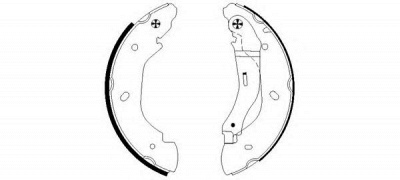 HELLA PAGID 8db355002511 -  Комплект тормозных колодок